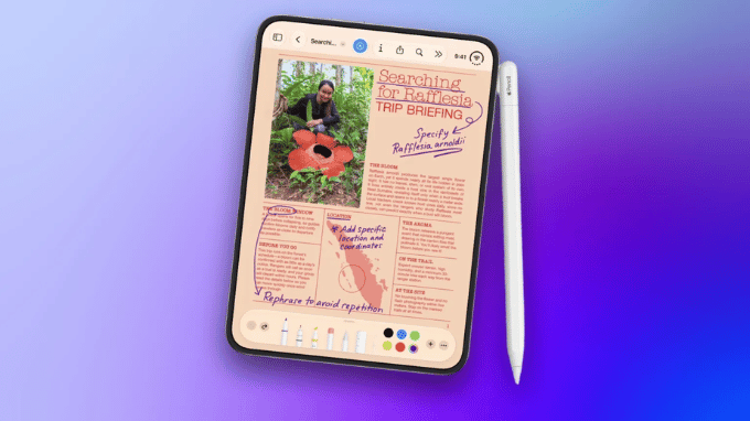 Apple Pencil giúp ghi chú trực tiếp trên iPhone Duo