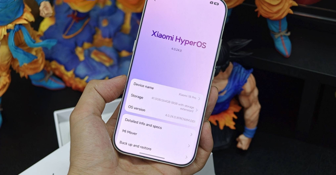 Hệ điều hành HyperOS 4 của Xiaomi 18 Pro tối ưu hóa khả năng liên kết liền mạch với hệ sinh thái thiết bị thông minh.