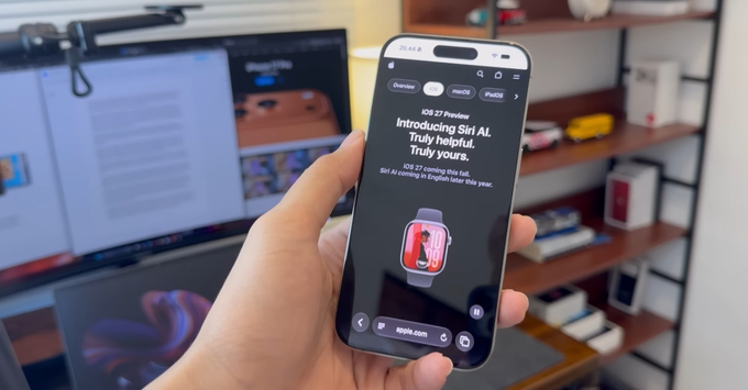 Siri AI trên iOS 27 mang đến trải nghiệm trợ lý ảo thông minh vượt trội.