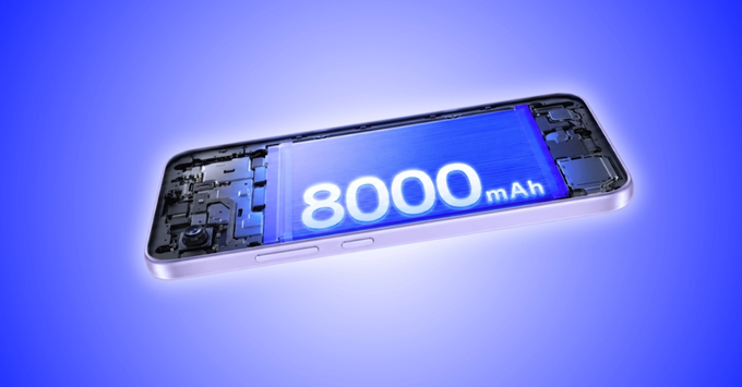 Pin trên 8000mAh –