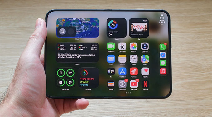 Đánh giá thực tế từ người dùng: Nếp gấp iPhone Duo có lộ không?