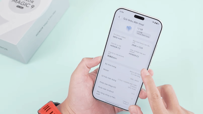 Pin 8.800mAh tạo lợi thế sử dụng dài