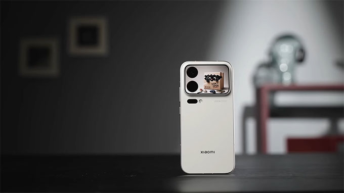 Thiết kế Xiaomi 18 Pro vs mặt lưng có màn hình phụ