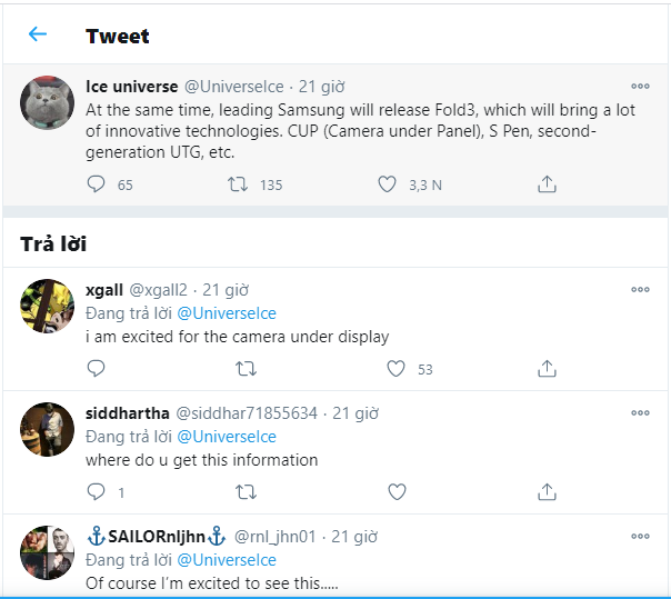 Galaxy Z Fold 3 ra mắt sẽ nhận được nhiều nâng cấp mới, có cả camera selfie dưới màn hình