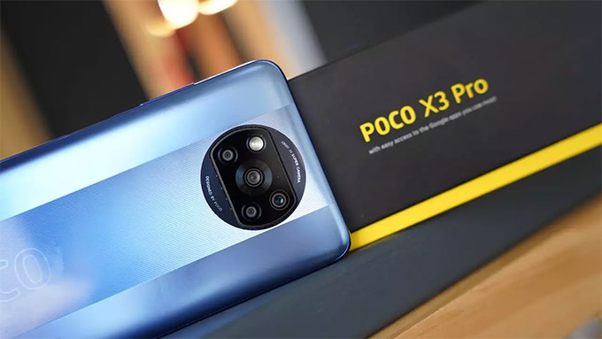 Điện thoại POCO X3 Pro được trang bị hệ thống 4 camera