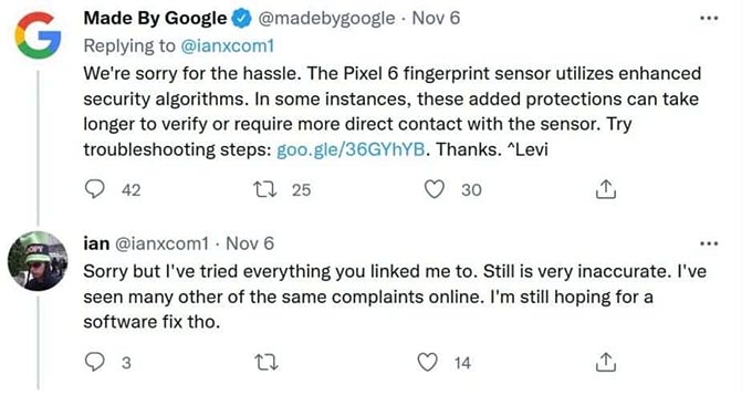 Google: Cảm biến vân tay trên Pixel 6 series chậm là chuyện bình thường