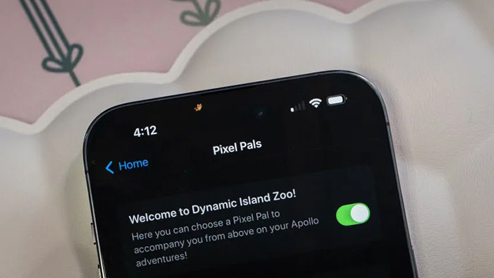 Dynamic Island của iPhone 14 nuôi thú mới lạ