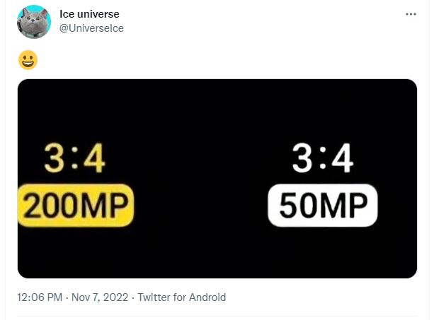 Thông số camera Galaxy S23 Ultra được tiết lộ qua ảnh chụp màn hình