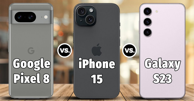 iPhone 15, Galaxy S23 và Pixel 8: Đâu là model đáng mua hơn?