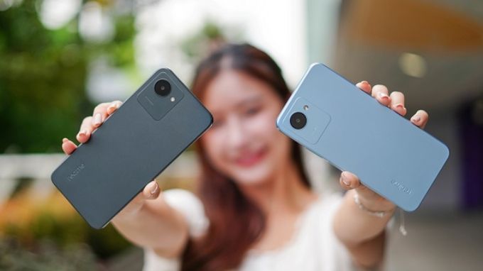 thiết kế điện thoại Realme C30s
