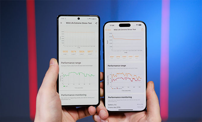 So sánh hiệu suất và đồ họa iPhone 16 Pro Max và ROG Phone 9 Pro
