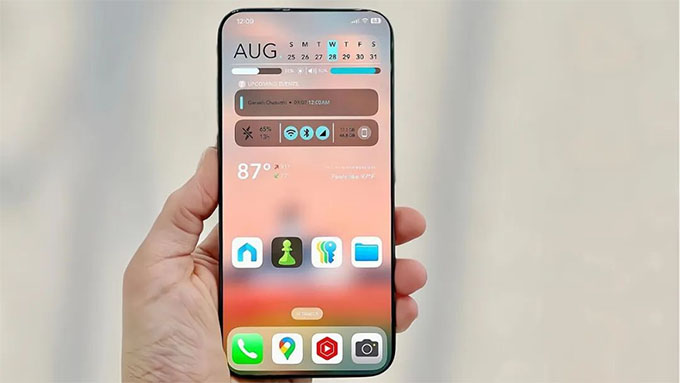 Kích thước và thiết kế màn hình iPhone 17