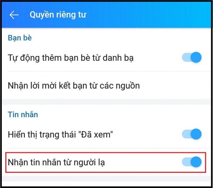 Chặn người lạ trên zalo: bảo vệ quyền riêng tư