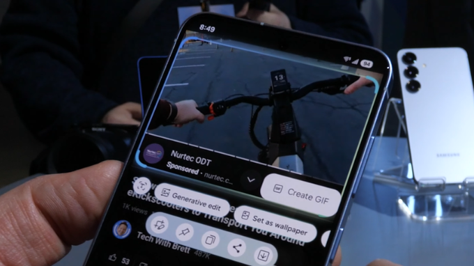 Tạo GIF từ video cá nhân trên Galaxy S25