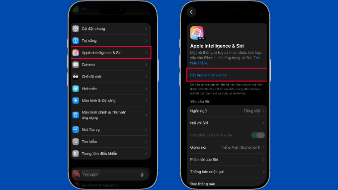  kích hoạt Apple Intelligence