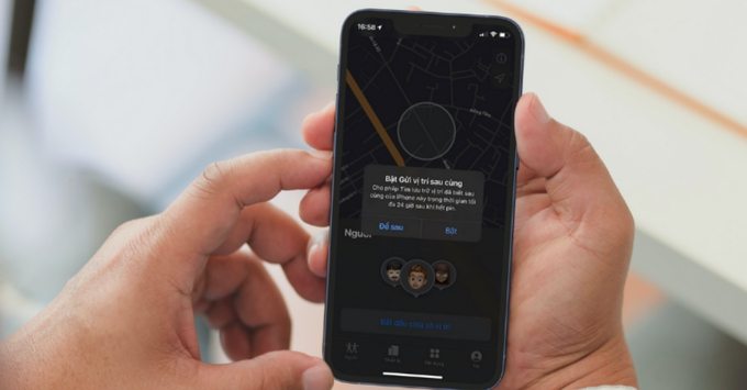 Bước 5 Hướng dẫn cài đặt định vị giữa 2 điện thoại iPhone 