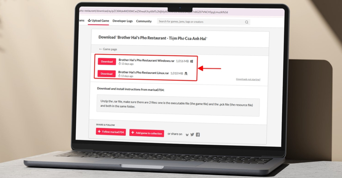 Hướng dẫn chi tiết cách tải và cài đặt game Tiệm Phở Của Anh Hai trên PC nhanh chóng