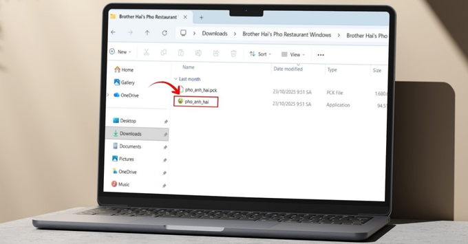 Hướng dẫn chi tiết cách tải và cài đặt game Tiệm Phở Của Anh Hai trên PC bước 4