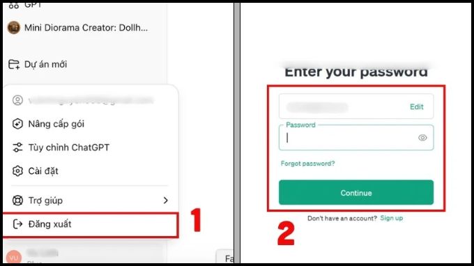 ChatGPT không phản hồi