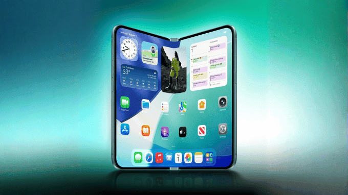 Màn hình 7,8 inch biến iPhone gập thành máy tính bảng bỏ túi