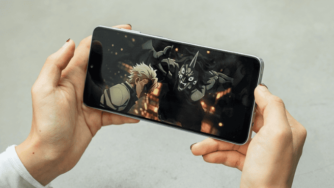 Màn hình Galaxy A07 với tần số quét 90Hz mượt mà