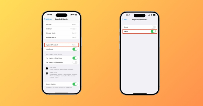 Tiết kiệm pin iPhone bằng cách tắt Rung bàn phím (Haptic Feedback): Cảm giác thật với giá đắt