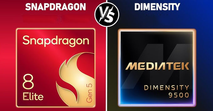 Dimensity 9500 vs Snapdragon 8 Elite: Chipset nào mạnh mẽ hơn?