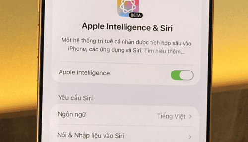 Hướng dẫn cách bật Apple Intelligence tiếng Việt trên iPhone cực dễ
