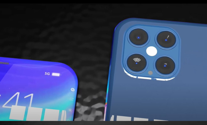 Chiêm ngưỡng concept iPhone 13, đẹp ngỡ ngàng với thiết kế tràn viền, 4 camera sau
