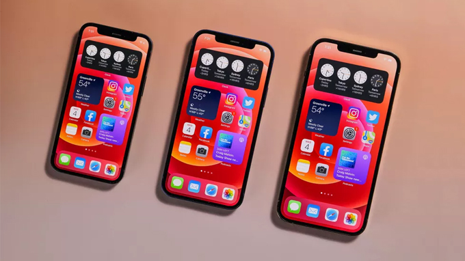 iPhone 12 ra mắt với các kích thước màn hình khác nhau như 5.4 inch, 6.1 inch và 6.7 inch