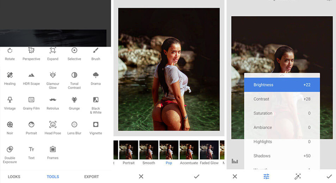 App chỉnh sửa ảnh đẹp nhất Snapseed