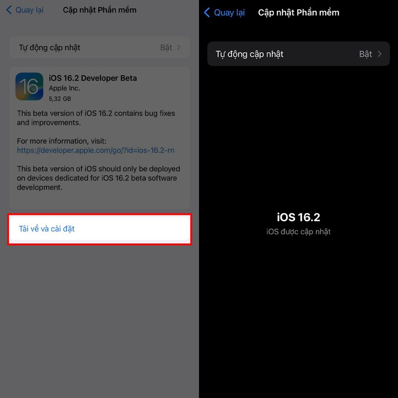 cập nhật iOS 16.2 cách cập nhật đúng