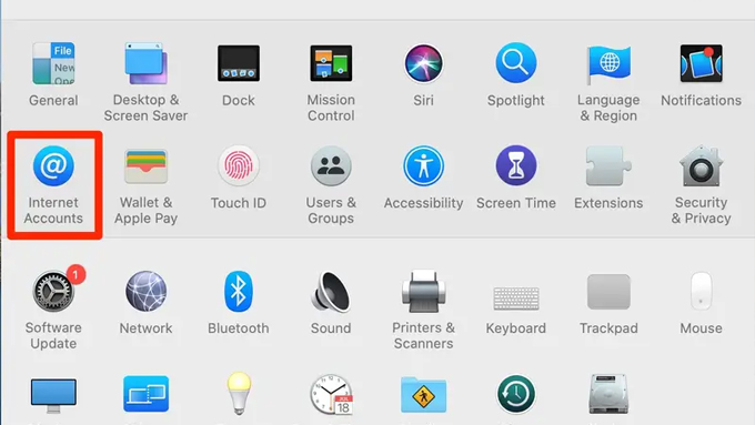 Cách tạo tài khoản iCloud trên điện thoại bước chọn tài khoản