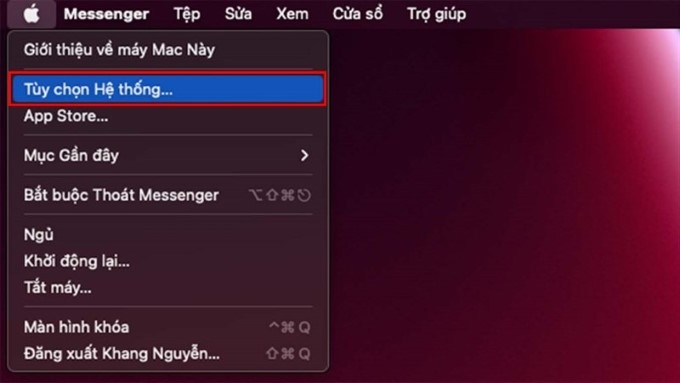 Các bước bật trình bảo vệ màn hình trên MacBook
