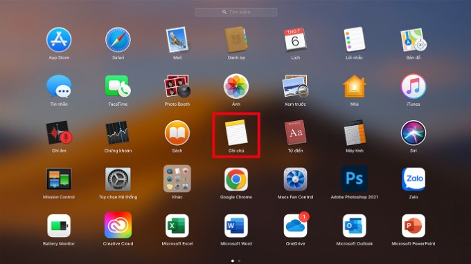 Cách chuyển ghi chú thành file PDF trên MacBook
