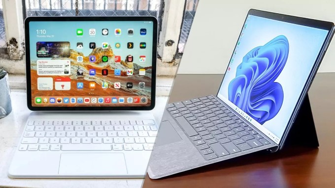 iPad Pro 2022 và Microsoft Surface Pro 9: Cuộc đối đầu của hai gã khổng lồ