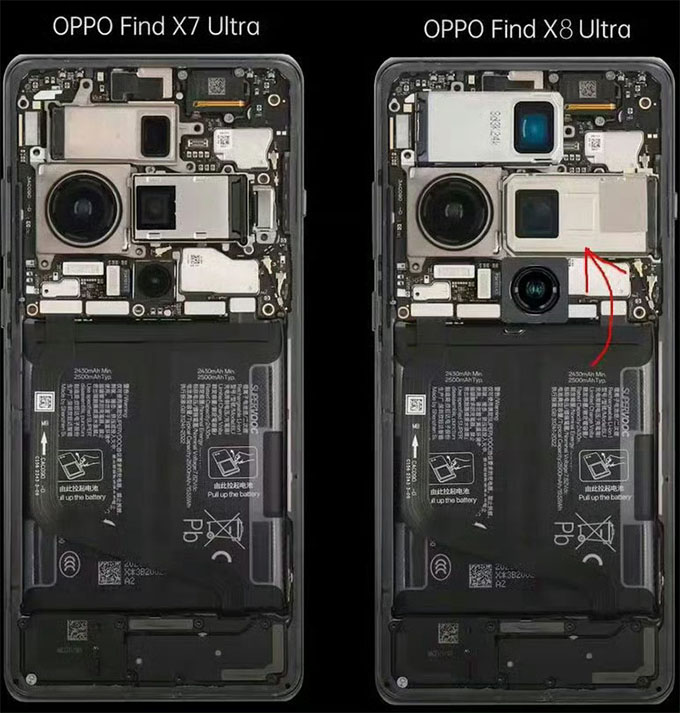 Oppo Find X8 Ultra sẽ trang bị cảm biến Sony cho camera tele 3x và 6x