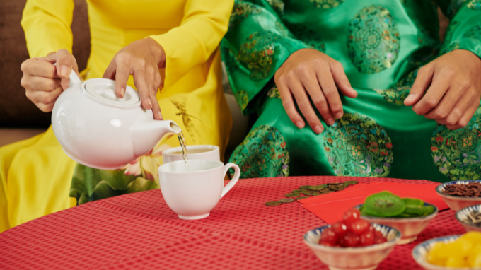 Caption Tết “thả thính” cực ấn tượng