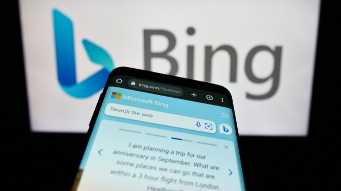 Dùng Microsoft Bing Search trên điện thoại được không?