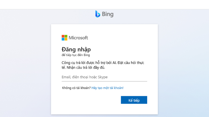 Microsoft Bing Search có mất phí không?
