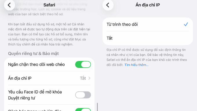 Hướng dẫn chi tiết cách ẩn địa chỉ IP trên iPhone