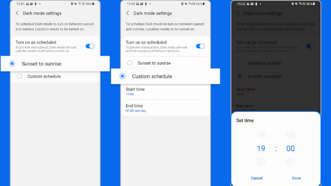 Cách bật Night Mode trên Android