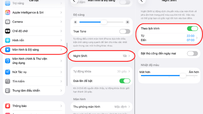 Cách bật Night Mode trên iOS (iPhone)