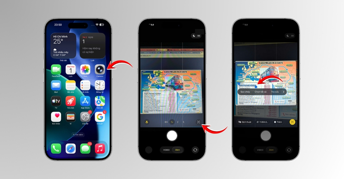 Hướng dẫn chi tiết cách sử dụng Google dịch hình ảnh trên iPhone cách 2