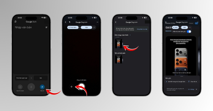Hướng dẫn chi tiết cách sử dụng Google dịch hình ảnh trên iPhone cách 3