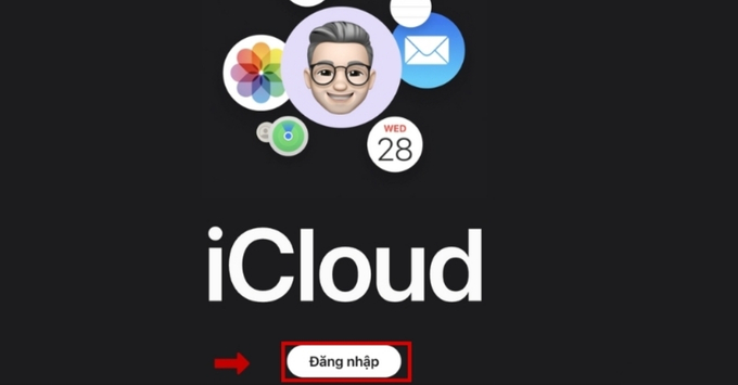 Dọn dẹp danh bạ iPhone bằng iCloud trên máy tính bước 1