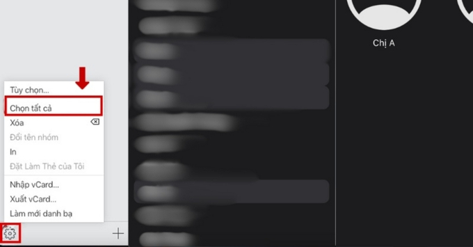 Dọn dẹp danh bạ iPhone bằng iCloud trên máy tính bước 3