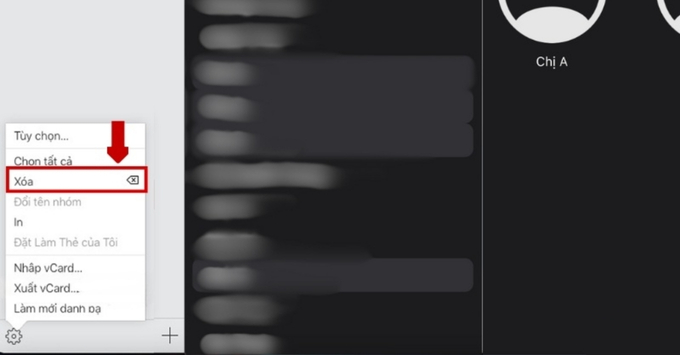 Dọn dẹp danh bạ iPhone bằng iCloud trên máy tính bước 5