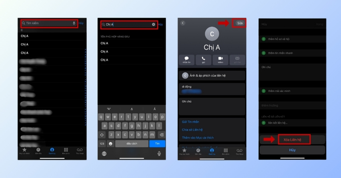 Cách xóa danh bạ trùng lặp trên iPhone