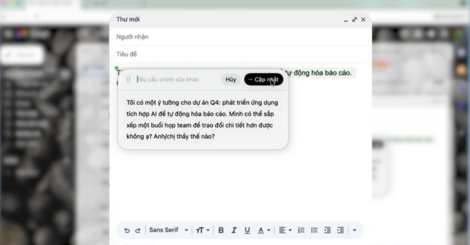 Viết lại hoặc chỉnh sửa đoạn văn theo yêu cầu (Rewrite) là Tính năng nổi bật trên ChatGPT Atlas bạn cần biết 